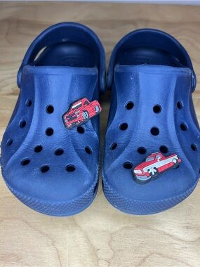 Crocs Navy Blue, Red Trucks Crocbands